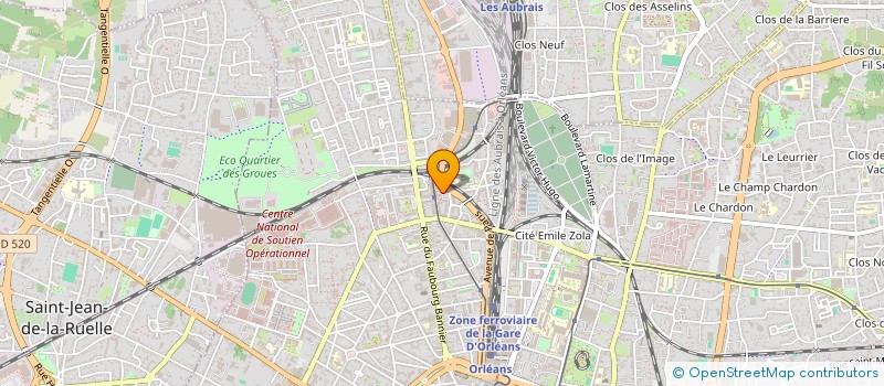 localisation de l'entreprise BCR LA RAPE à ORLEANS