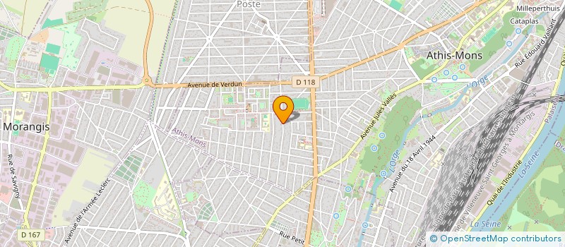 localisation de l'entreprise BCR SELL  ATHIS-MONS