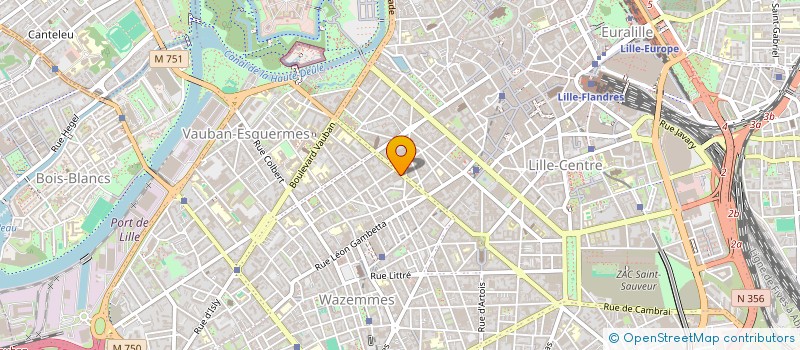 localisation de l'entreprise BCRACING à LILLE