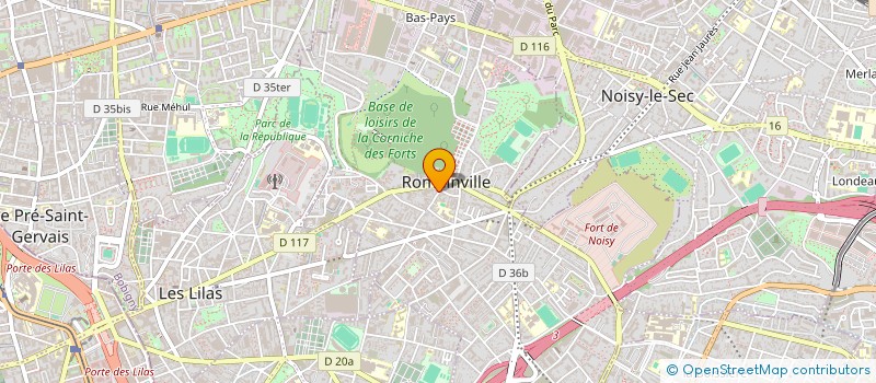 localisation de l'entreprise BCRL LOCATELLI à ROMAINVILLE