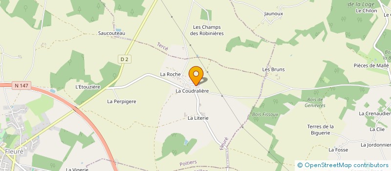 localisation de l'entreprise BCRM à FLEURE