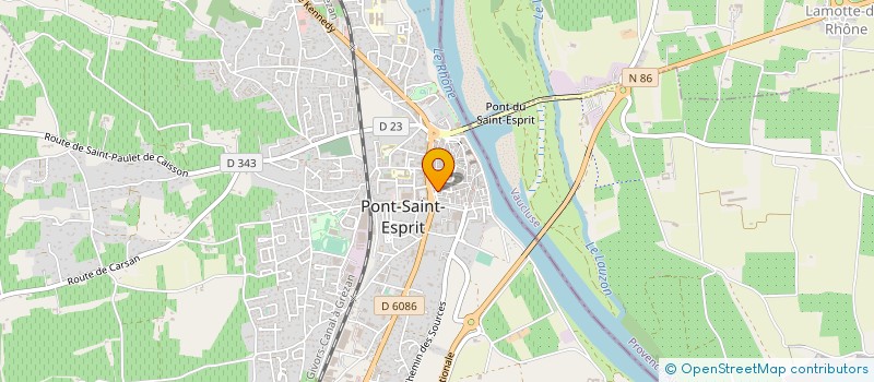 localisation de l'entreprise BCS 2 à PONT-SAINT-ESPRIT