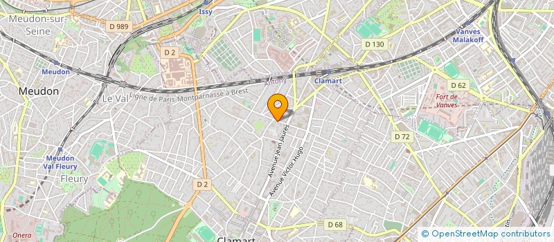 localisation de l'entreprise BCS  CLAMART