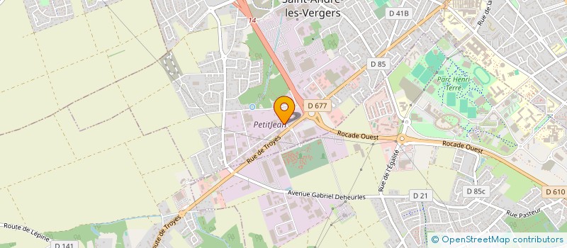 localisation de l'entreprise BCS  LA RIVIERE-DE-CORPS