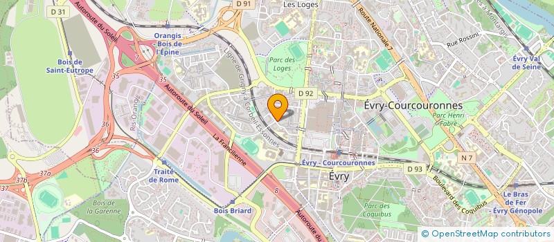 localisation de l'entreprise BCS à EVRY-COURCOURONNES