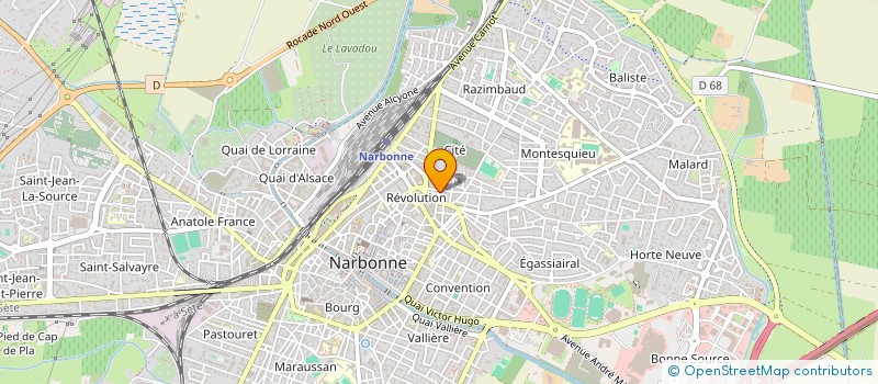localisation de l'entreprise BCS à NARBONNE