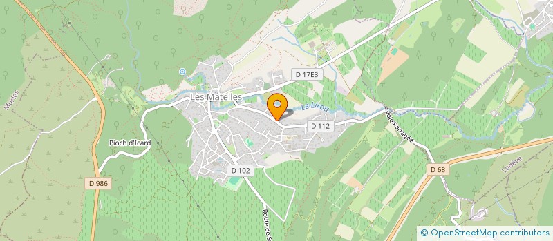 localisation de l'entreprise BCS  LES MATELLES