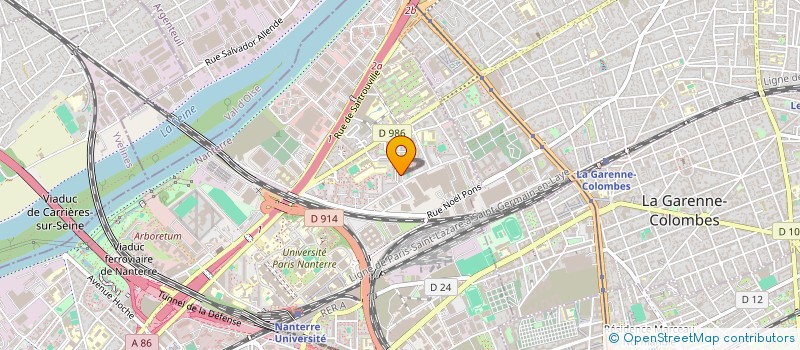 localisation de l'entreprise BCS BATIMENT  NANTERRE