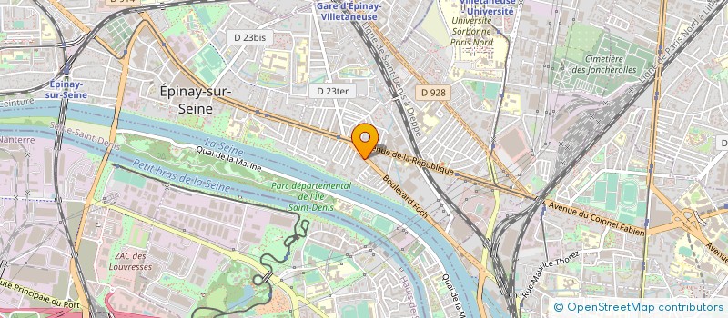 localisation de l'entreprise BCS (BATIMENT, COMMISSIONNING & SERVICES) à EPINAY-SUR-SEINE
