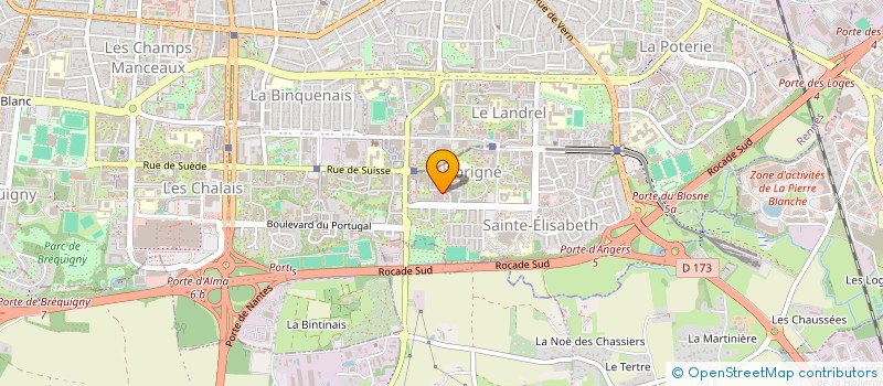 localisation de l'entreprise BCS CORPORATE  RENNES