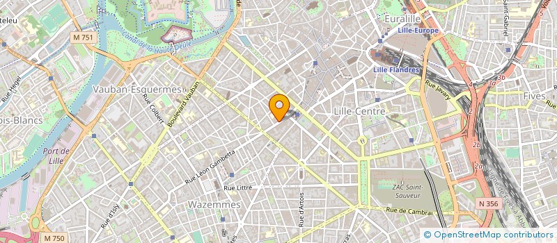 localisation de l'entreprise BCS IMMOBILIER à LILLE