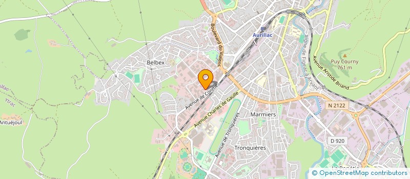 localisation de l'entreprise BCS LOC VENTE à AURILLAC