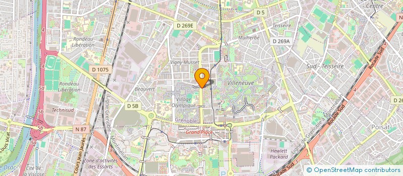 localisation de l'entreprise BCS PROTECTION à GRENOBLE