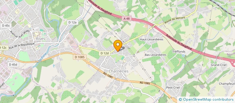 localisation de l'entreprise BCSA  CHARNECLES