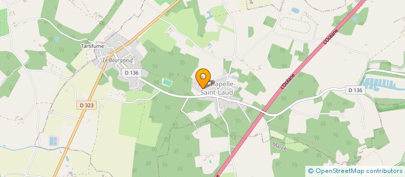 localisation de l'entreprise BCSCM  LA CHAPELLE-SAINT-LAUD