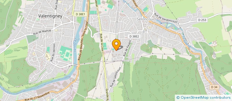 localisation de l'entreprise BCSL  SELONCOURT