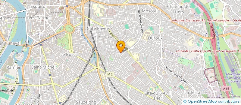 localisation de l'entreprise BCSP à TOULOUSE