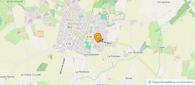 localisation de l'entreprise BCT 35 à BREAL-SOUS-MONTFORT