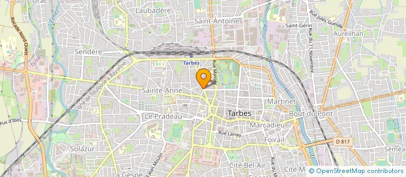 localisation de l'entreprise BCT à TARBES