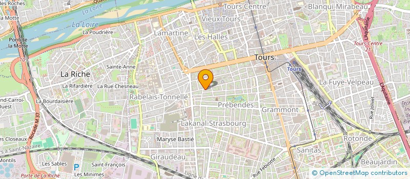 localisation de l'entreprise BCT LAMARTINE  TOURS