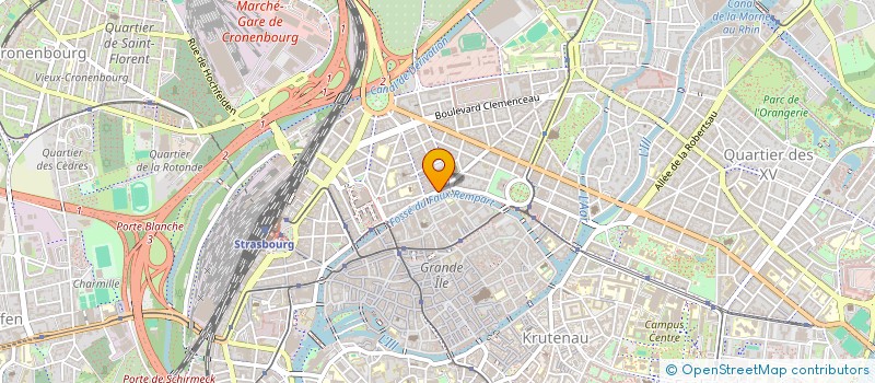localisation de l'entreprise BCTL à STRASBOURG