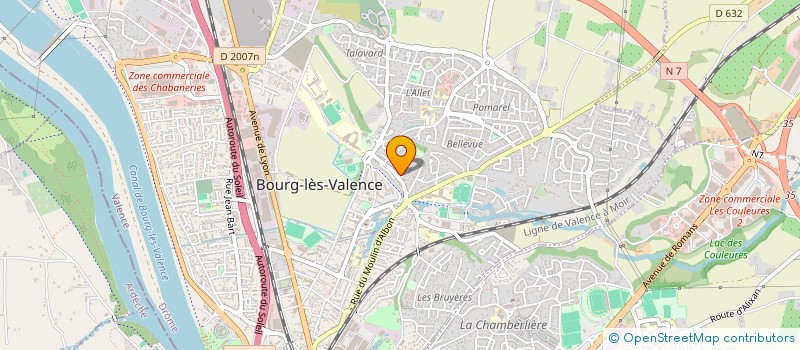 localisation de l'entreprise BCTO SERVICES (BUSINESS CONSULTANCY TECHNOLOGY OUTSOURCING SERVICES) à BOURG-LES-VALENCE