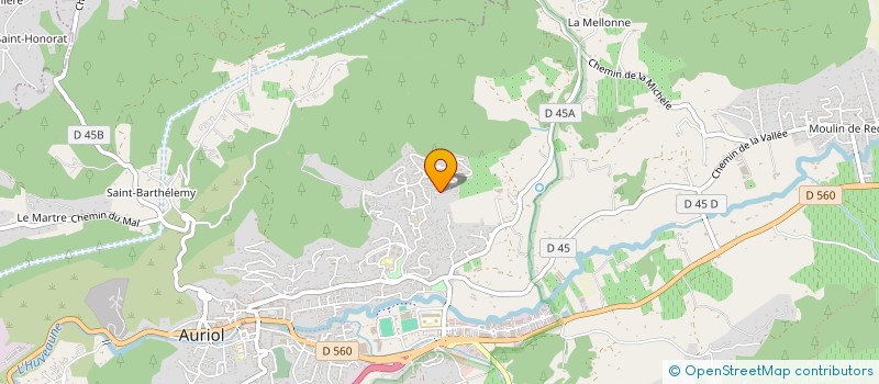 localisation de l'entreprise BCTS  AURIOL