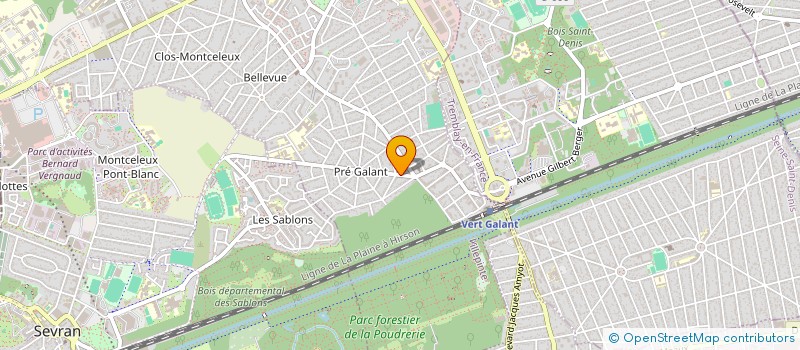 localisation de l'entreprise BCU  VILLEPINTE