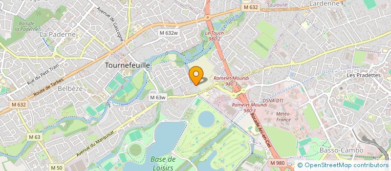 localisation de l'entreprise BCUBE à TOURNEFEUILLE