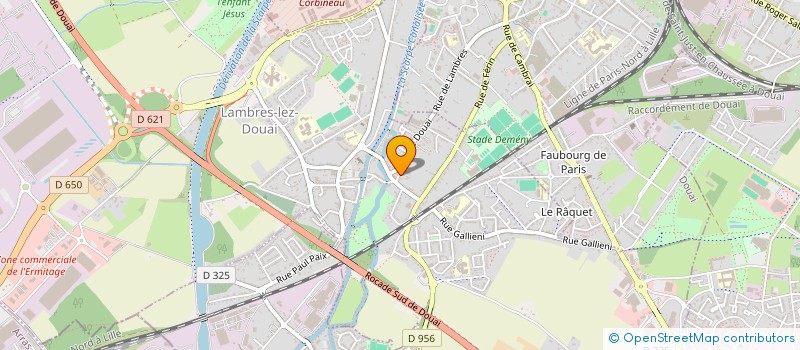 localisation de l'entreprise BCV  LAMBRES LEZ DOUAI