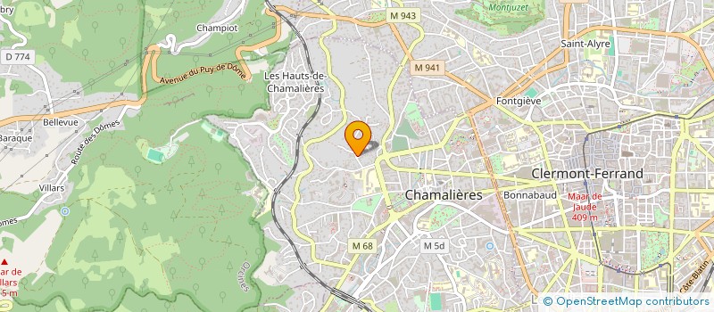 localisation de l'entreprise BCV  CHAMALIERES