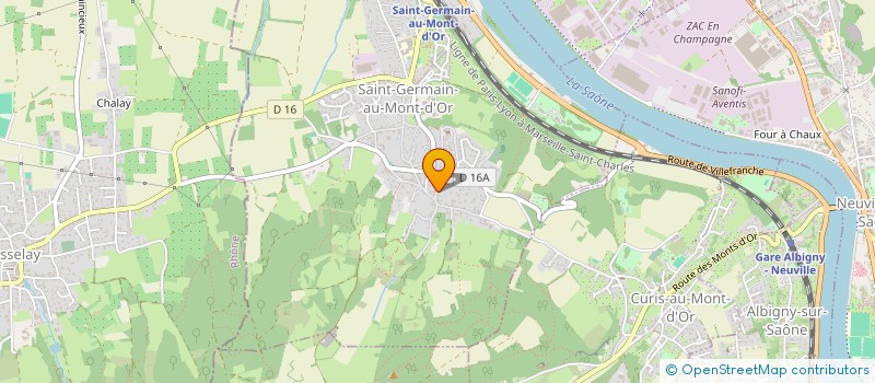 localisation de l'entreprise BCV IMMO  SAINT-GERMAIN-AU-MONT-D'OR