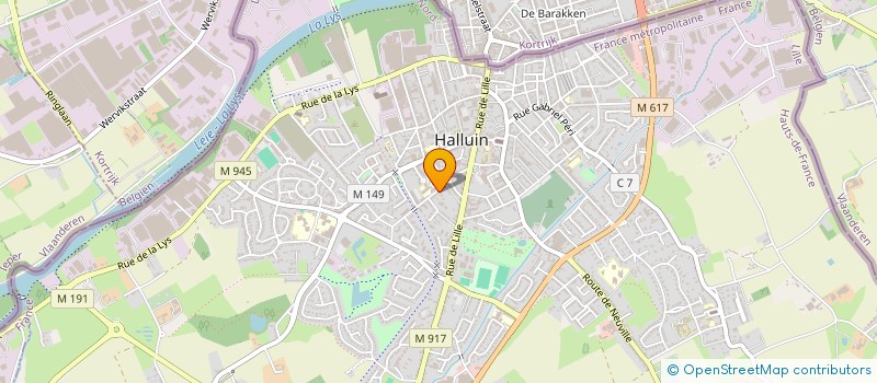 localisation de l'entreprise BCV IMMOBILIER  HALLUIN