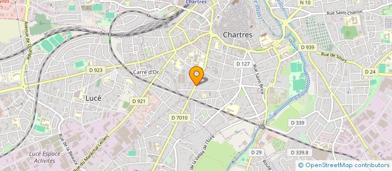 localisation de l'entreprise BCV IMMOBILIER à CHARTRES