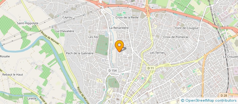 localisation de l'entreprise BCV LUMIERE  BEZIERS