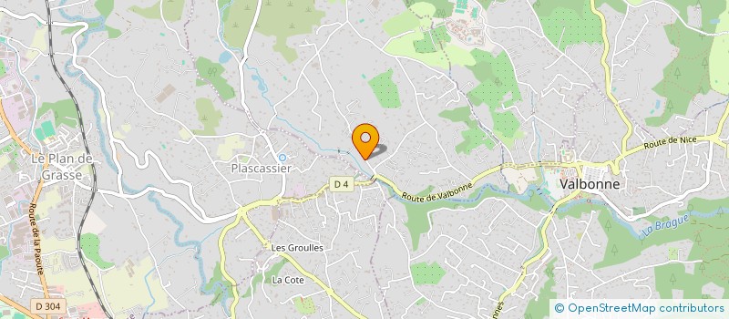 localisation de l'entreprise BCVCE  CHATEAUNEUF-GRASSE