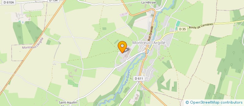 localisation de l'entreprise BCVH  MONTREUIL-L'ARGILLE