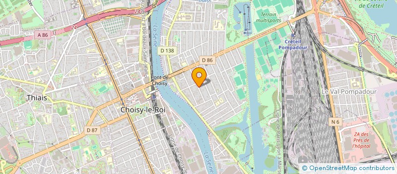 localisation de l'entreprise BCVM à CHOISY-LE-ROI