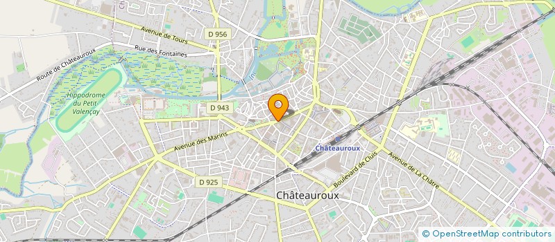 localisation de l'entreprise BD  CHATEAUROUX