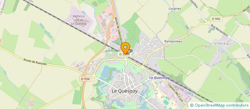 localisation de l'entreprise BD à ORSINVAL