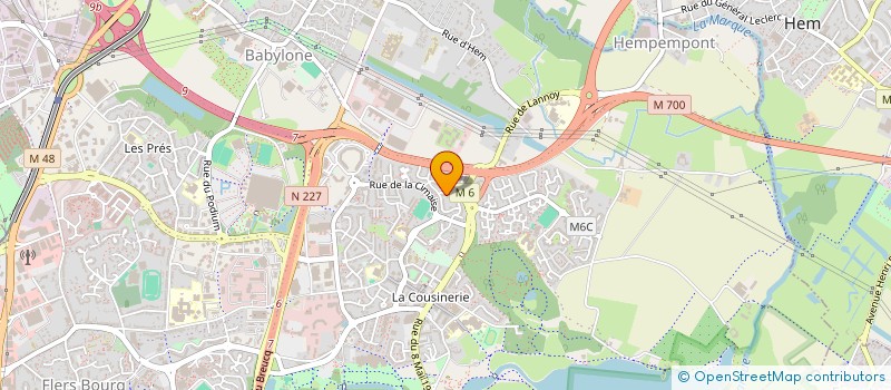 localisation de l'entreprise BD  VILLENEUVE-D'ASCQ