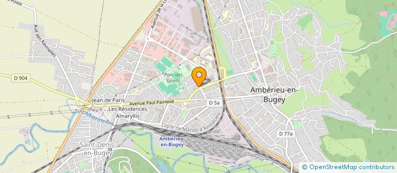 localisation de l'entreprise BD à AMBERIEU-EN-BUGEY