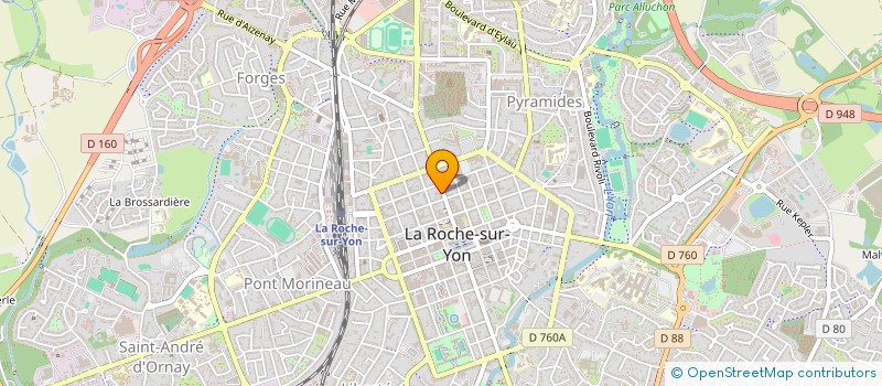 localisation de l'entreprise BD à LA ROCHE-SUR-YON
