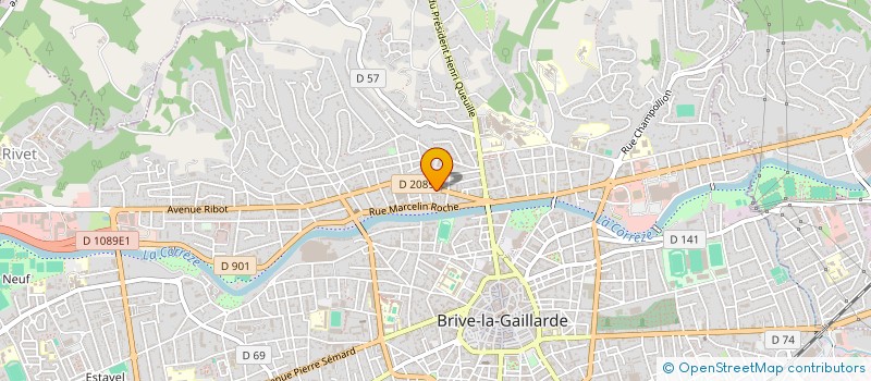 localisation de l'entreprise BD  BRIVE-LA-GAILLARDE