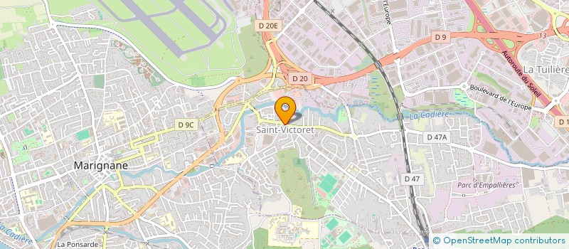 localisation de l'entreprise BD APPLICATION à SAINT-VICTORET