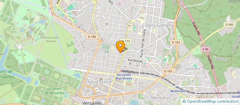 localisation de l'entreprise BD COIFFURE  LE CHESNAY-ROCQUENCOURT