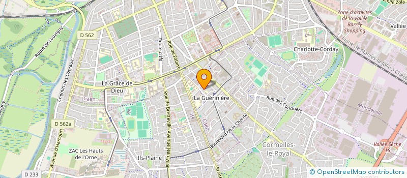 localisation de l'entreprise BD COMMUNICATION à CAEN
