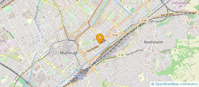 localisation de l'entreprise BD CONCEPT  MULHOUSE