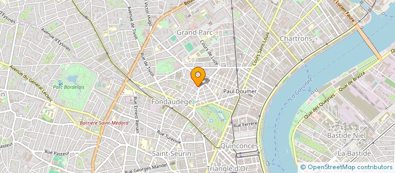 localisation de l'entreprise BD CONSULTING DESIGN CERTIFICATION à BORDEAUX