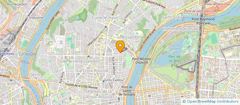 localisation de l'entreprise BD COURTAGE à LYON